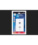 Monster Cable Multi-Media Keystone Wall Plate 2 Port - $17.22