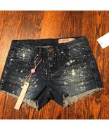 NWT Blank NYC Blue Denim Short Shorts Girls&#39; Clothing SZ 8 - €25,42 EUR
