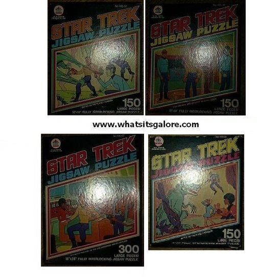 classic STAR TREK TOS jigsaw puzzle lot of 4 - £14.14 GBP