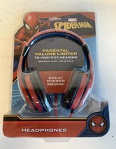 New E Kids Spider-Man Headphones SM-140.EXv7i Over-the-Ear Stereo Wired Hero - £15.12 GBP