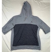 Nike Air Jordan Sweatshirt Womens Large Gray Black Pullover Sportswear U... - $37.12