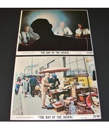 2 1973 Fred Zinnemann Movie DAY OF THE JACKAL 8x10 Lobby Cards Edward Fox - $22.95