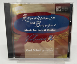 Karl Scheit Renaissance and Baroque Music For Lute &amp; Guitar Vol 2 (CD) 2006 - £9.70 GBP