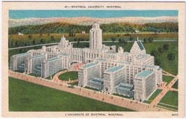 Postcard L&#39;Universite de Montreal University Montreal Quebec - £2.72 GBP