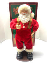 Rock Santa Collectibles Jingle Bell Rock Animated Santa Claus - $1,110.42 MXN