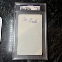 Ed Chandler - SIGNED Index Card - PSA/DNA Slab - £31.61 GBP