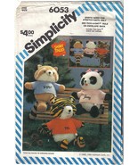 Simplicity 6053 Hallmark Shirt Tales Stuffed Animals &amp; Embr T-Shirts 18&quot;... - $7.00