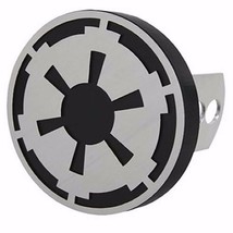 Star Wars Galactic Empire 1 1/4&quot; &amp; 2&quot; Premium Metal Hitch Plug Receiver Cover - £19.65 GBP