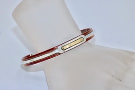 Cartier 1970 Limited Edition Sabona Cuff Bracelet in 18K Gold 925 Silver Copper - £1,844.39 GBP