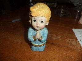 Vintage Homco Porcelain Kneeling Praying Little Boy 5211 Figurine - €12,77 EUR