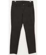 Ann Taylor Womens The Skinny Jeans 6 Curvy Fit Dark Charcoal Gray Stretc... - £28.04 GBP
