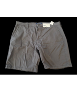 Gray Chino Shorts Size 40 Mens NEW Flex Flat Front Classic Fit Arizona J... - £36.80 GBP