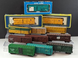 HO Stock Cars Lot of 12 UP MKT ATSF Rio Grande Assorted Brands HO Scale - £59.48 GBP