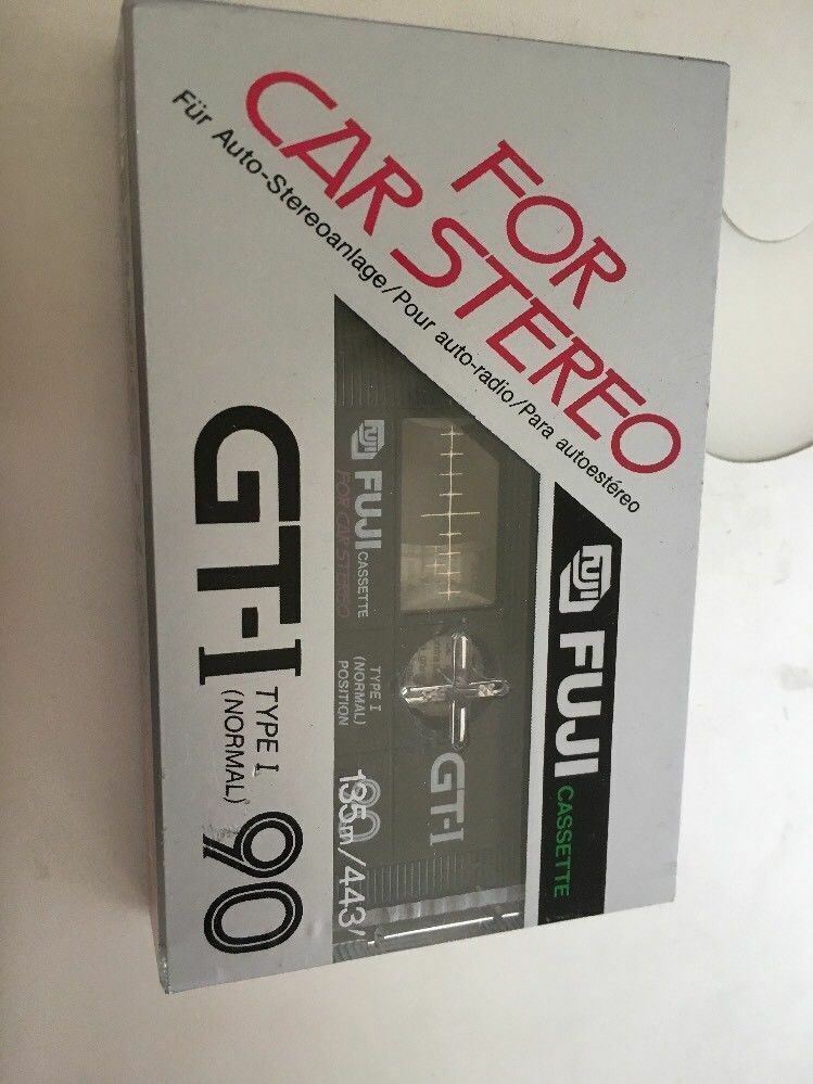 FUJI GT-I 90 For Car Stereo Blank Audio Cassette Tape New Sealed! Vintag... - $16.85