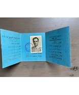 Israel IDF Militar Entrada Permiso a Tarjeta Base Documento Ejército 1951 - $27.35 CAD