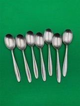 Set of 7 Gorham / Stegor Stainless Steel PACE Place / Dessert Spoons 7 1/8&quot; - $84.99