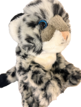 Wild Republic Snow Leopard Plush 10 inch Blue Eyes Stuffed Animal  - £6.86 GBP