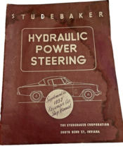 Manual Studebaker Shop Book Hydraulic Power Steering Supplement Vintage ... - £11.44 GBP