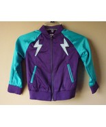 Satin Jacket Cat &amp; Jack™ Purple Patchwork Space Lightning Bolt XS (4-5) ... - $26.55 CAD