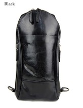 Men waist leather women shoulder bag ladies hobo bag black travel back sling  - £164.87 GBP