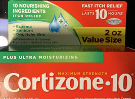 Cortizone 10 Maximum Strength Value Size 10 Nourishing Ingredients 2oz 12/2024^ - £17.35 GBP