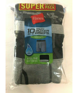 Hanes 10 Pack BOYS Underwear TAGLESS Boxer Briefs Comfort Soft Waistband... - £9.38 GBP