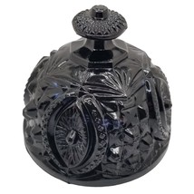 Slag Glass Cloche Dome Butter Dish replacement Lid only Purple Black Carnival - £22.68 GBP
