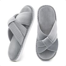 Gecgucy Women's Open Toe Crossband House Slippers Size 8-9 - $4.59 Gecgucy Women's Open Toe Crossband House Slippers Size 8-9 - $4.59