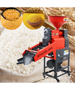 6N40-1SS Rice Milling Mchine with Vibrating Screen 220V 1.8KW  - $619.00