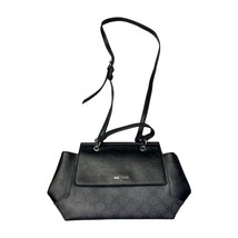 Nine West Women&#39;s Fashion Black Zipper Adjustable Hewes Top-Handle Shoulder Bag - £14.03 GBP