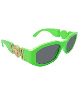 Versace VE4361 531987 Biggie Sunglasses Green Fluo Frame Dark Grey 53mm ... - $538.66 CAD
