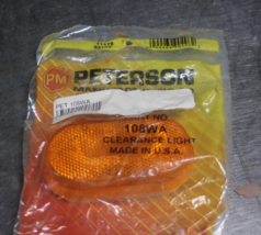 Peterson 108WA  Clearance Light / Amber - £6.57 GBP