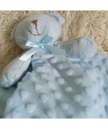 Blue Bear Lovey Security Blanket 16&quot; Soft Stuffed Animal Comforting Baby... - €12,22 EUR