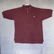 Britches Polo Shirt Adult Extra Large Burgundy Maroon Preppy Rugby Knit Outdoor - £14.78 GBP