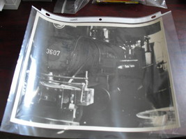 Vintage 8x10 Train Photograph Old 3607 Locomotive - £13.91 GBP