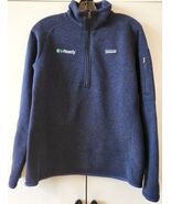 NWOT Patagonia Mens Sweater Pullover Navy Blue Fleece 1/4 Zip Medium - €38,67 EUR