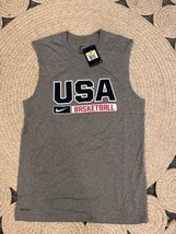 NIKE Dri Fit  &#39;Olympic Team USA&#39; Basketball Practice Jersey Men&#39;s S Workout - £31.96 GBP