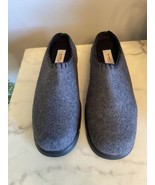 TALBOTS Clogs Sz 6 Slip On Flats Wool Blend Gray EUC - $23.76