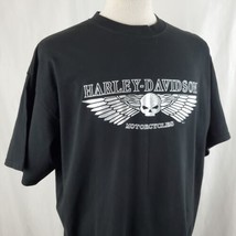Harley Davidson T-Shirt XXL Black Silver Skull Cancun Mexico Motorcycles Biker - £21.13 GBP