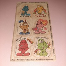 Vintage Moodies Stickers 1984 Kent Full Sheet w/Damage - £5.43 GBP