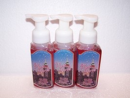 Bath &amp; Body Works New York Big Apple Sparkle Gentle Foaming Hand Soap Soap x3 - £16.77 GBP