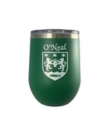 O&#39;Neal Irish Coat of Arms Stemless Wine Travel Tumbler - £21.55 GBP