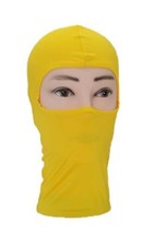 Yellow - 1 Pc Ninja Balaclava Skinny Lightweight Warmer One Hole - $17.95