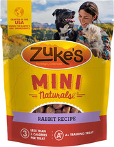 Zukes Mini Naturals Rabbit Recipe Bite-Sized Dog Training Treats - £7.84 GBP+