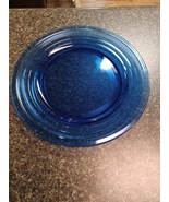 Antique Hazel Atlas Moderntone Blue Depression Cobalt Glass Plate 10 5/8... - $29.69