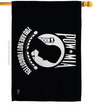 Pow Mia House Flag 28 X40 Double-Sided Banner - £33.54 GBP