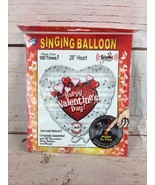 26” Valentines BALLOON Musical Singing Heart “Cant Get Enough Of Your Lo... - $14.88 CAD