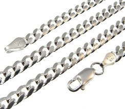 4.9MM Solid 925 Sterling Silver Men&#39;s Italian MIAMI CUBAN Chain, Made in Italy - £23.12 GBP+