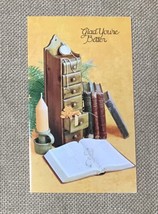 Ephemera Vintage Pratt And Austin Glad You’re Better Card Books Reading - $3.96