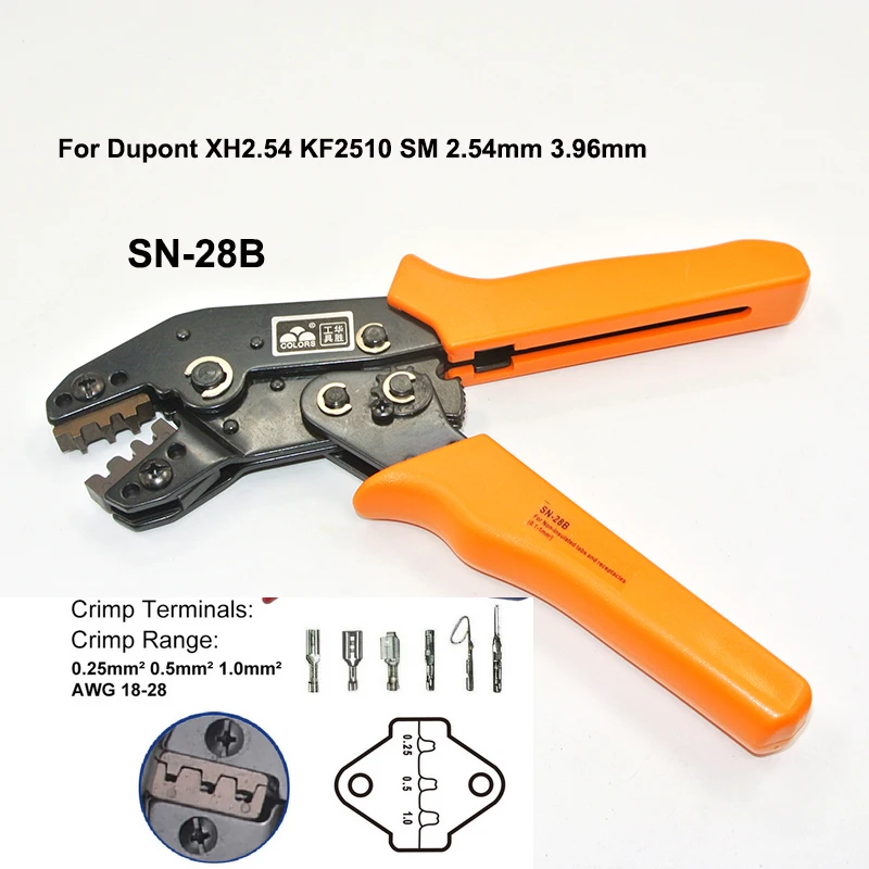 SN-2549 SN-28B SN-01BM cping plier for PH 2.0, XH2.54, JST, 2510 servo connector - $262.23